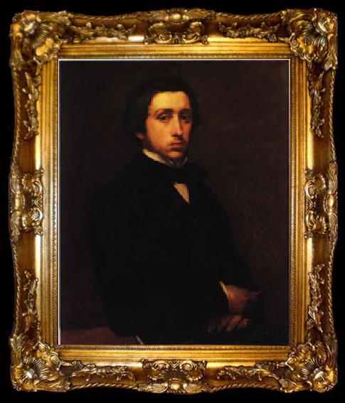 framed  Edgar Degas Self-Portrait, ta009-2